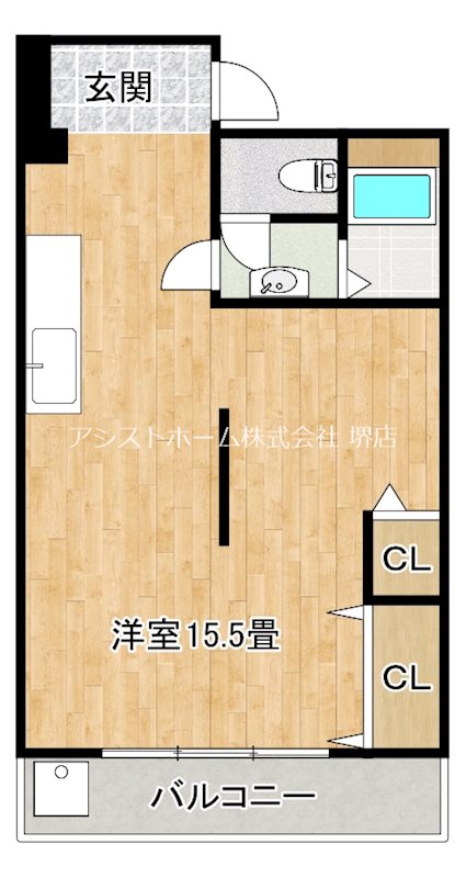 大浜TKハイツ 間取り