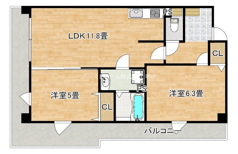 プレステージ11番館 間取り