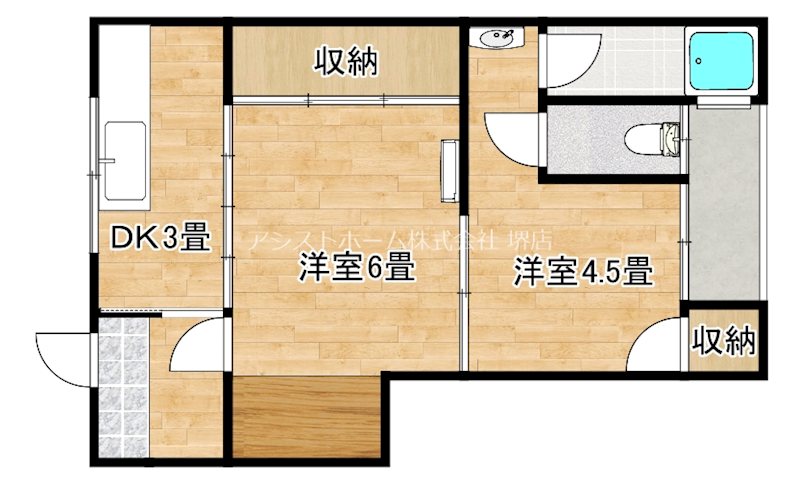 鳳ハイツ 間取り