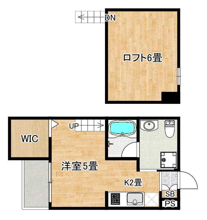 エスタブレ香ヶ丘 間取り