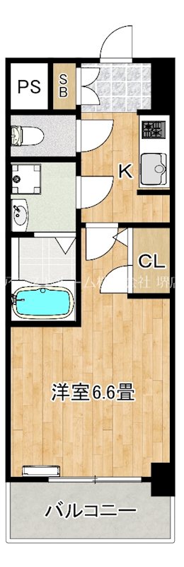 S-RESIDENCE堺浜寺broad 間取り