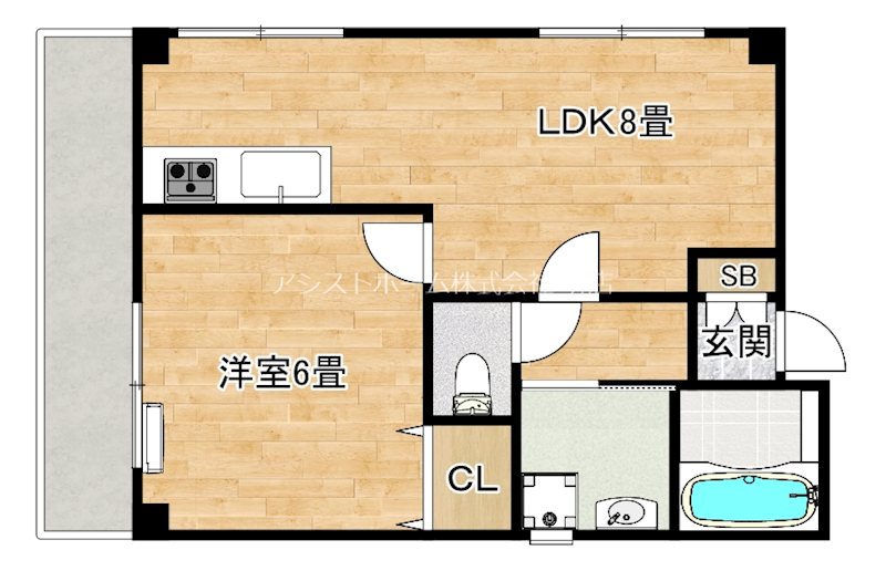 シェモア堺 間取り