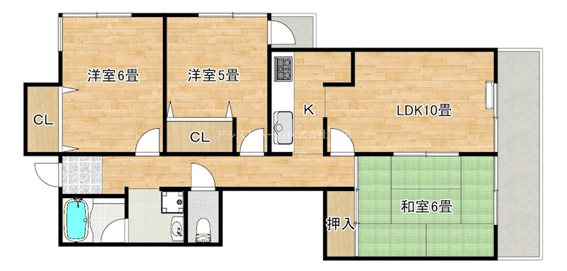 アヴァンス堺 間取り