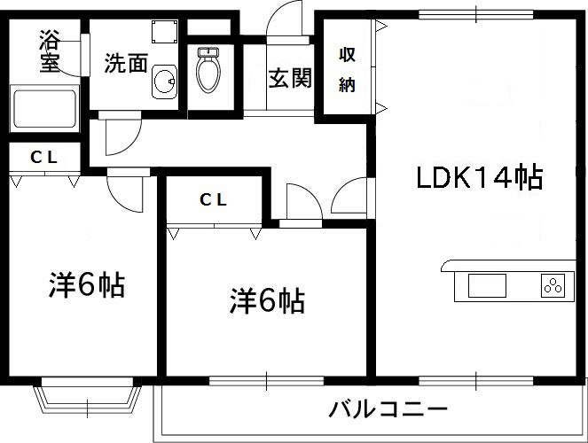Ｆマンション 間取り