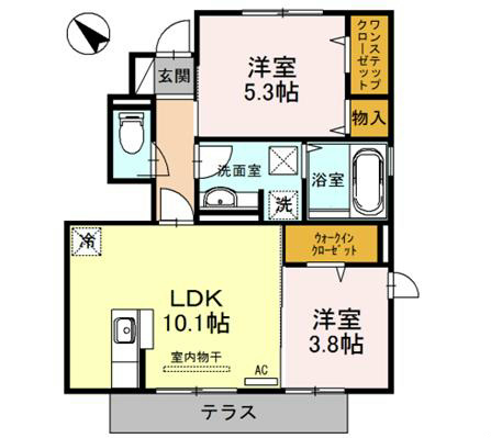 アモリ―ル 広々とした間取り