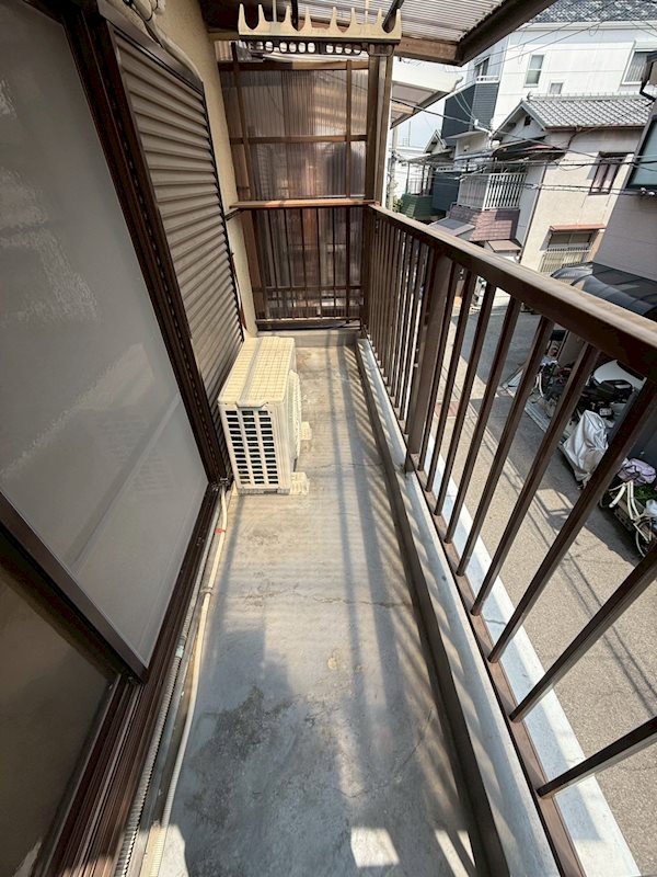 条南町一戸建て Ⅱ ベランダ