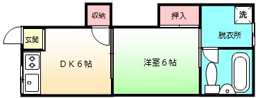 メゾン浜寺 間取り反転