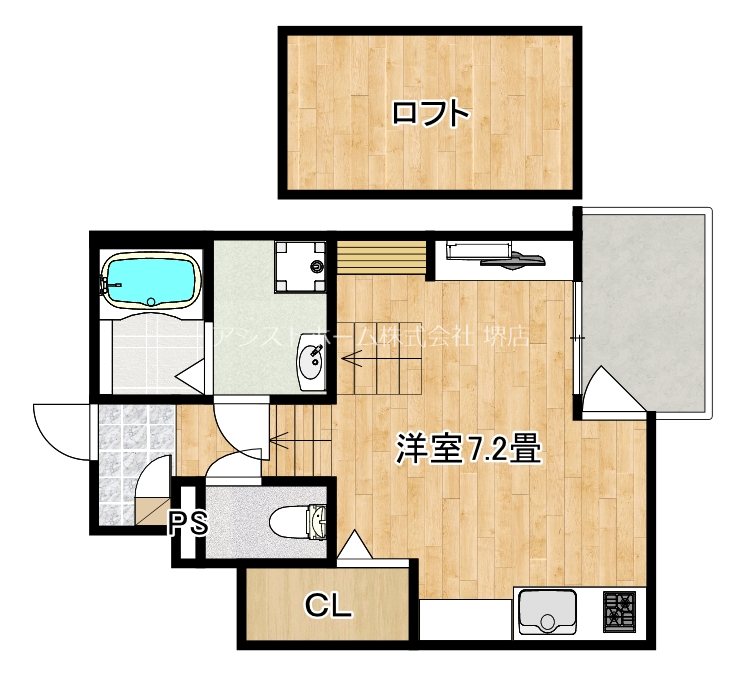 あんしん+出島町08-4007  間取り