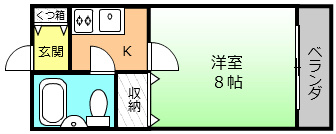 グルパ北庄  間取り