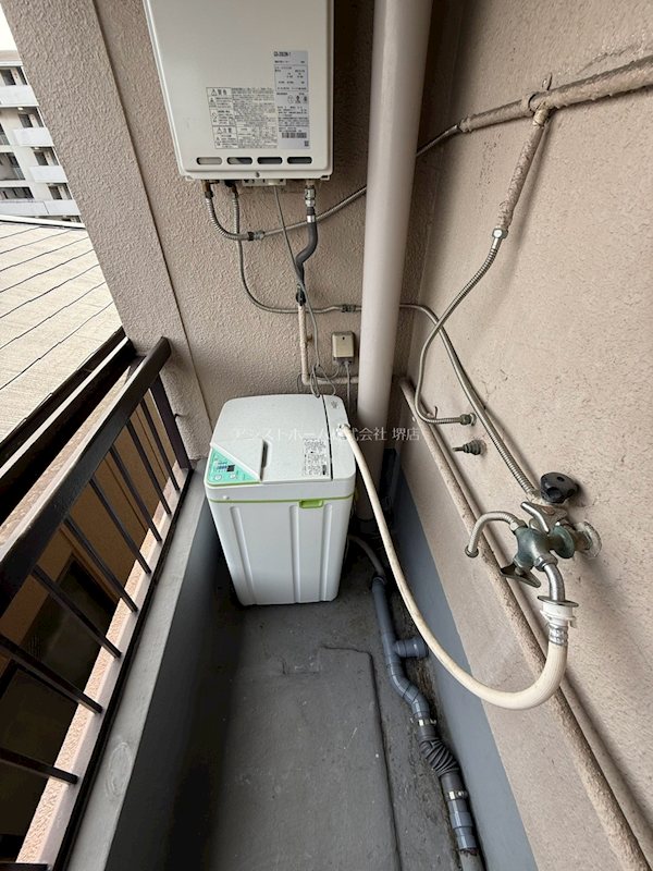 桜ハイツ 室外機置場