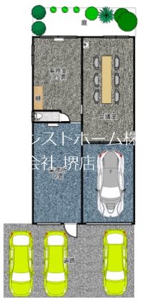 浜寺元町1階事務所・店舗 間取り