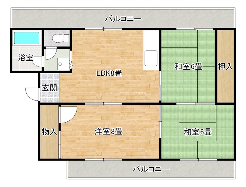 宮マンション 間取り
