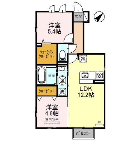 グランソレイユ 広々とした間取りです