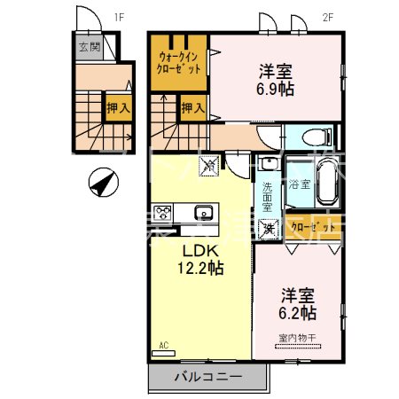 グランソレイユ 間取り