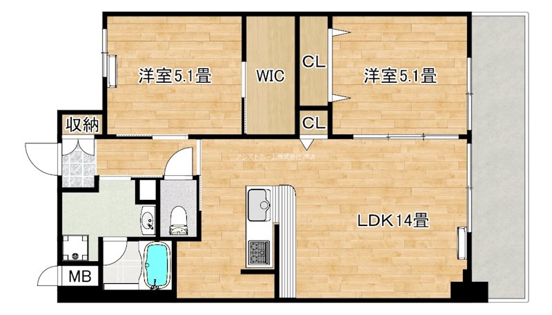 シャンピア堺 間取り