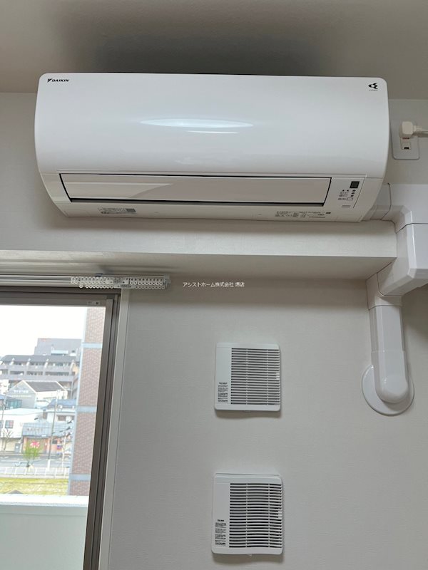シャンピア堺 エアコンが付いてます。設置不要です。