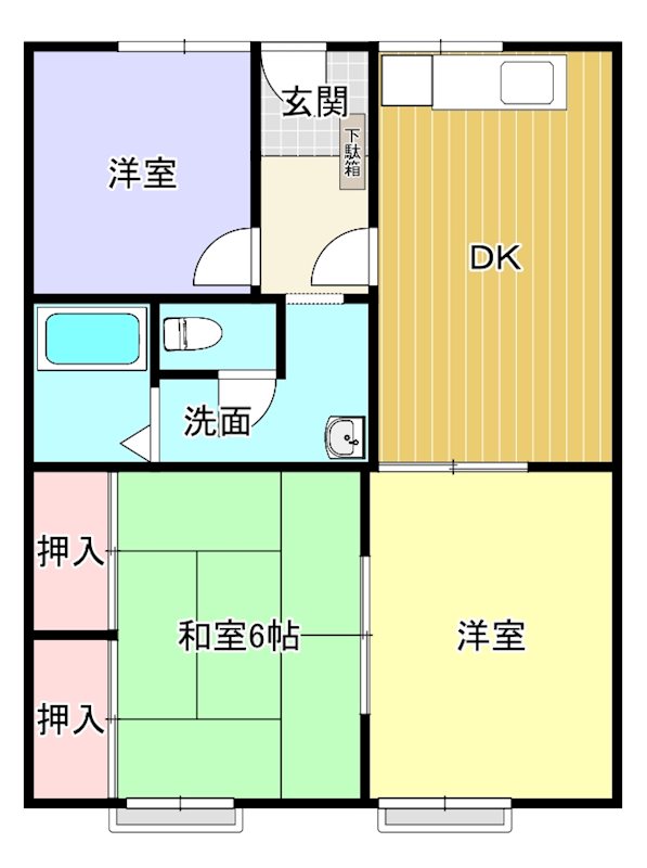 グリーンハイツ遠藤 間取り