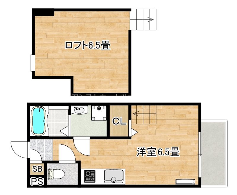 スリーパアダ  間取り