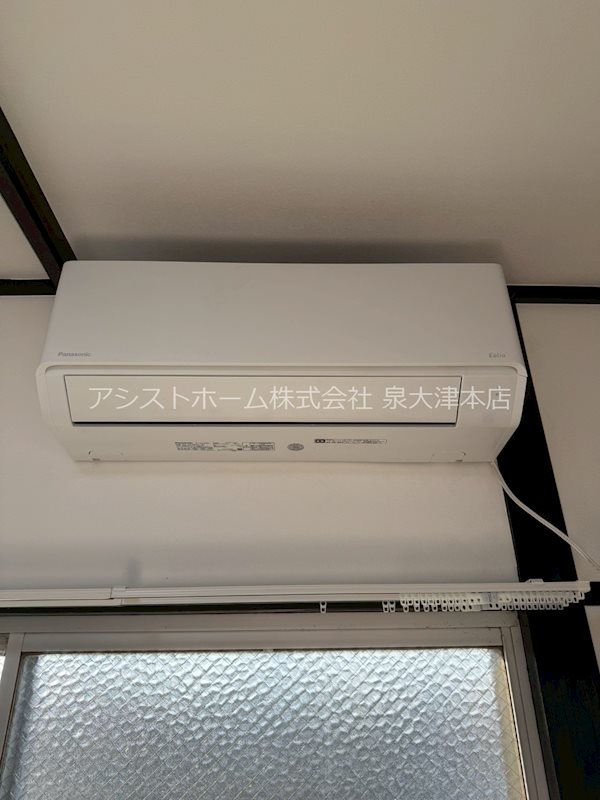 忠岡東２丁目テラス エアコンがついてます！設置不要です♪