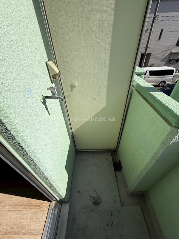 サンライフ堺 室外洗濯機置き場