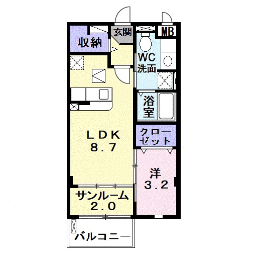 ヴィオラ和泉中央 広々とした間取りです