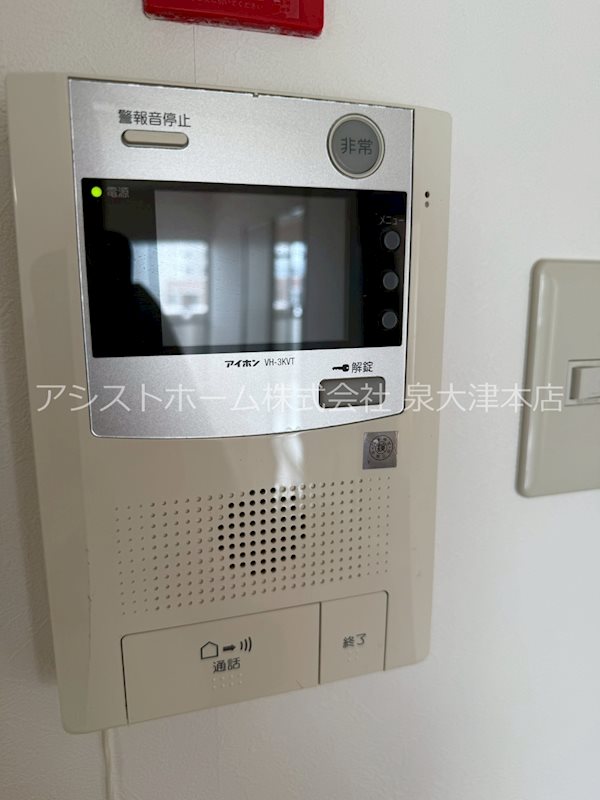 パストラル羽衣 来訪者をカメラで確認できるので女性にも安心です!(^^)!