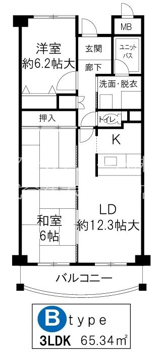 ルミエール西取石 間取り