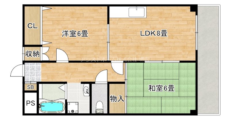 シャルム香ヶ丘 間取り