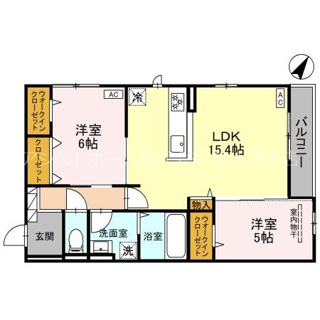 East Hills 間取り