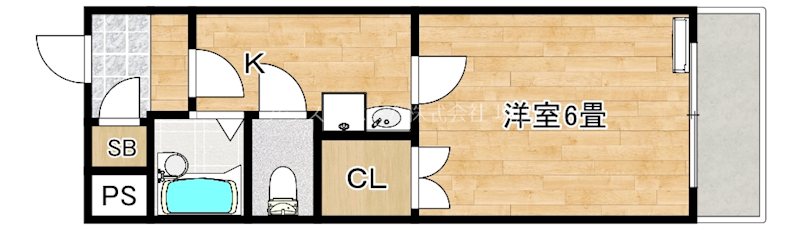 クリアサカイ壱番館 間取り