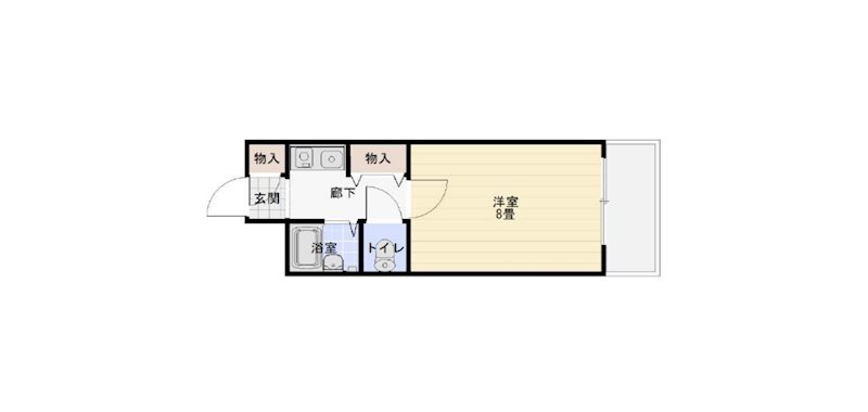フォンティーヌ南三国 間取り