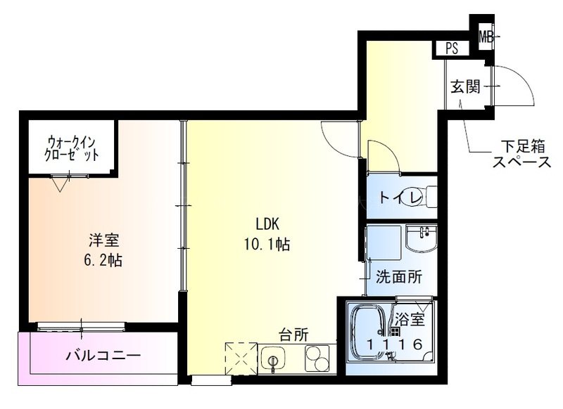フジパレス高石駅北Ⅴ番館 間取り