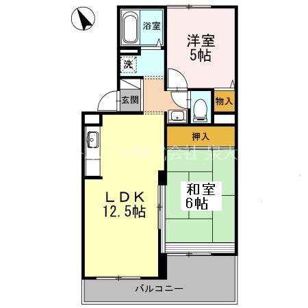 ヴァンベールしののめ 広々とした間取りです