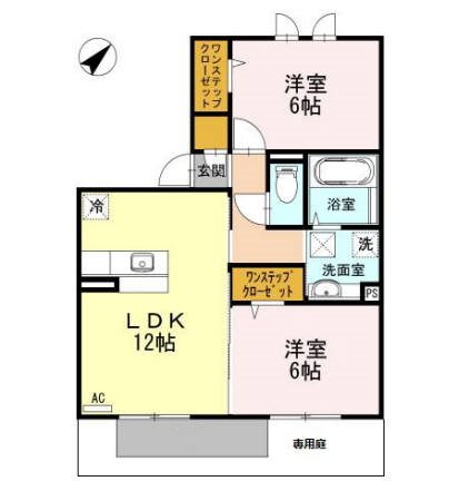 Garden Villa 間取り