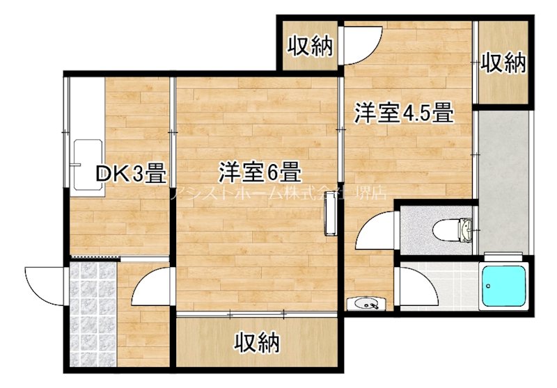 鳳ハイツ 間取り
