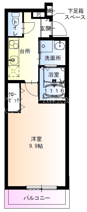 フジパレス東羽衣Ⅲ番館 使いやすい間取り
