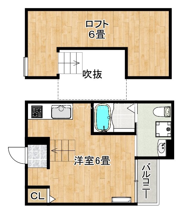 L Atelier N（アトリエ　エム） 間取り