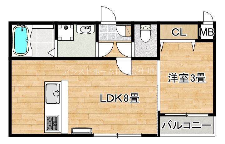 セントフェリオ石津 間取り