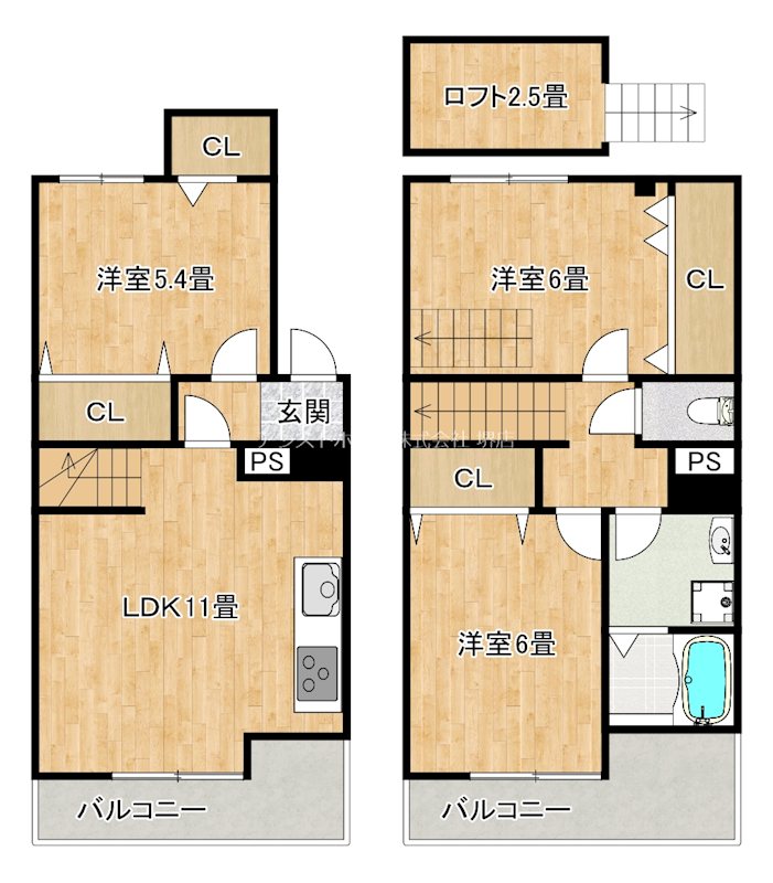 アルティエーレセラA棟 間取り