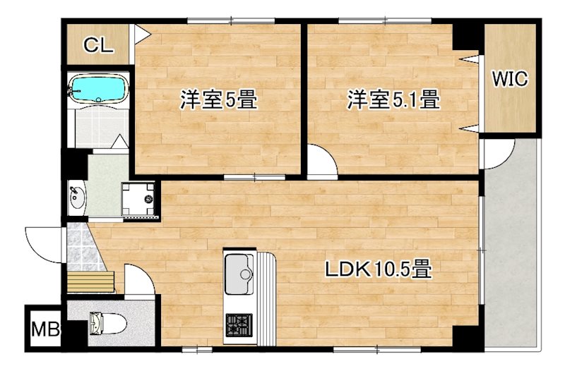 パークT´ホームズザビエル 間取り