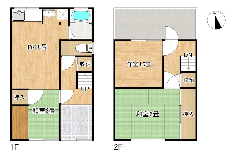 千原町2丁目テラス（霜野様） 広々とした間取りです