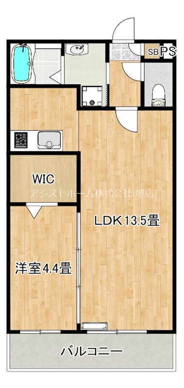 ジーメゾン石津町東アビテ 間取り
