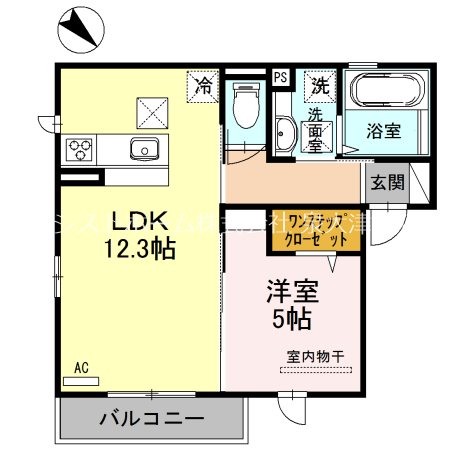 ラフィーナ 広々とした間取りです