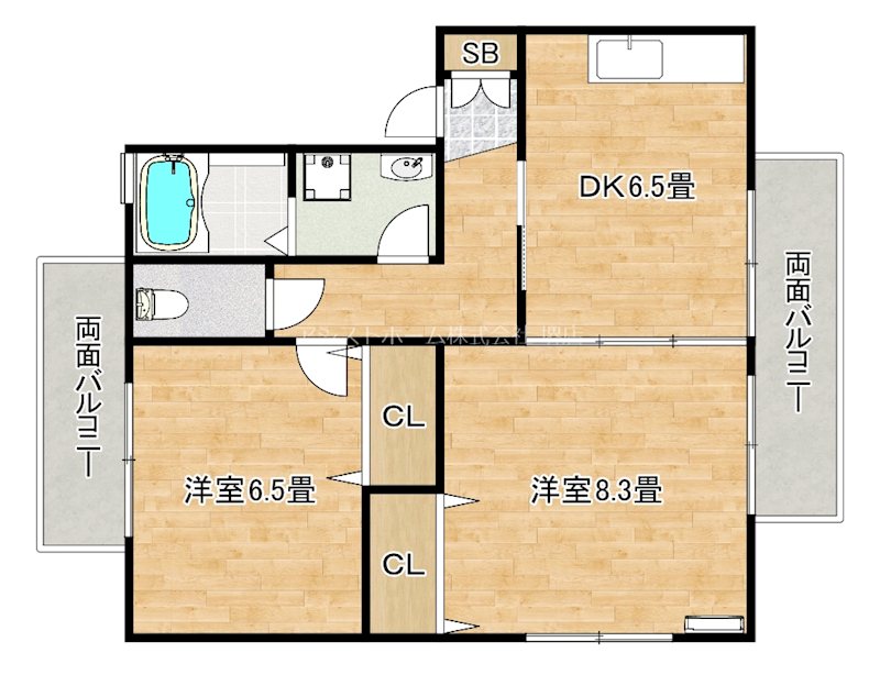 コンクオーレ香ヶ丘A 間取り