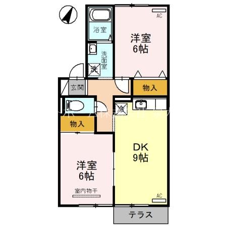 サニーグリーン北喜 間取り