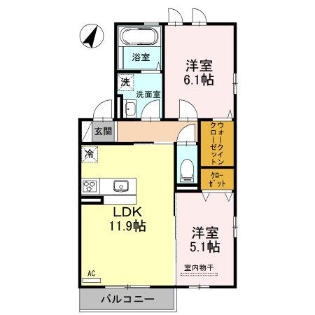 JIN/輝 間取り