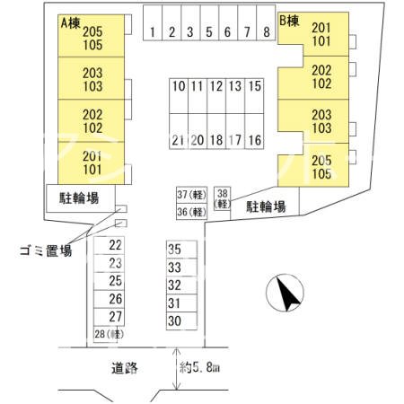 JIN/輝 同タイプ部屋画像