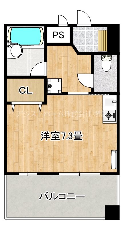 シュプレーム堺 間取り
