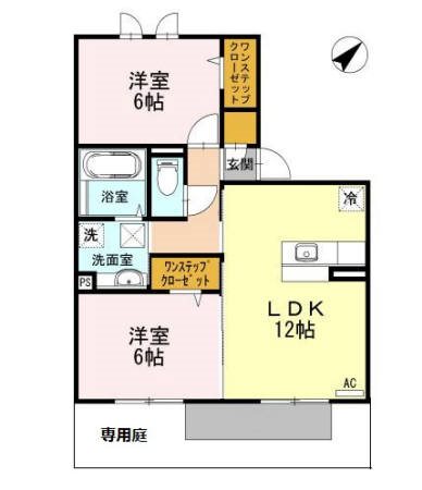 Garden Villa 間取り