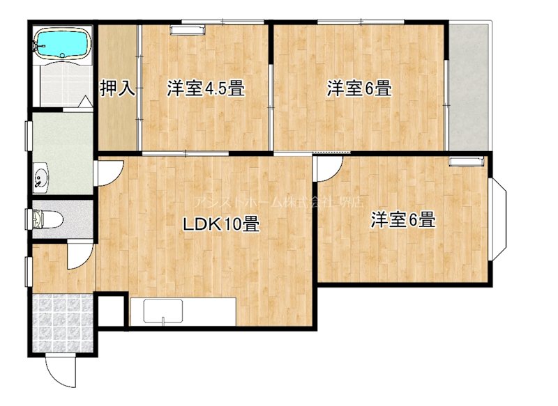 第3かくおマンション 間取り